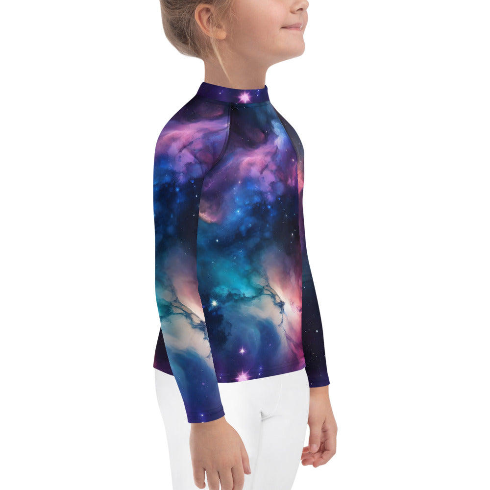 Kids Nebula Rash Guard