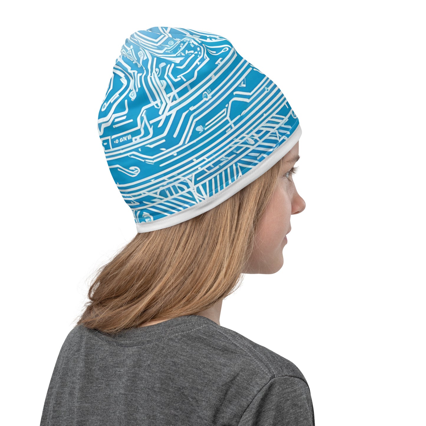 White Line Neck Gaiter