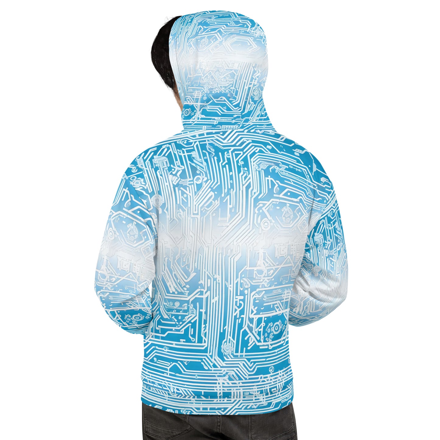 White-Line Unisex Hoodie