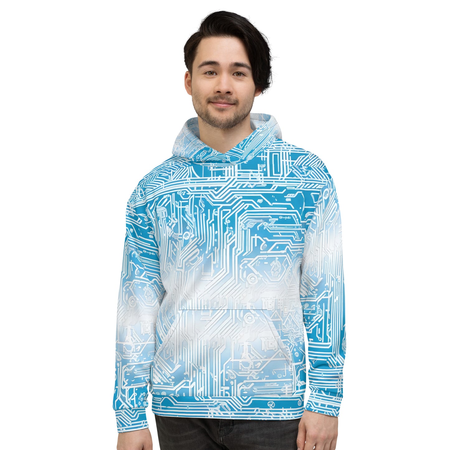 White-Line Unisex Hoodie