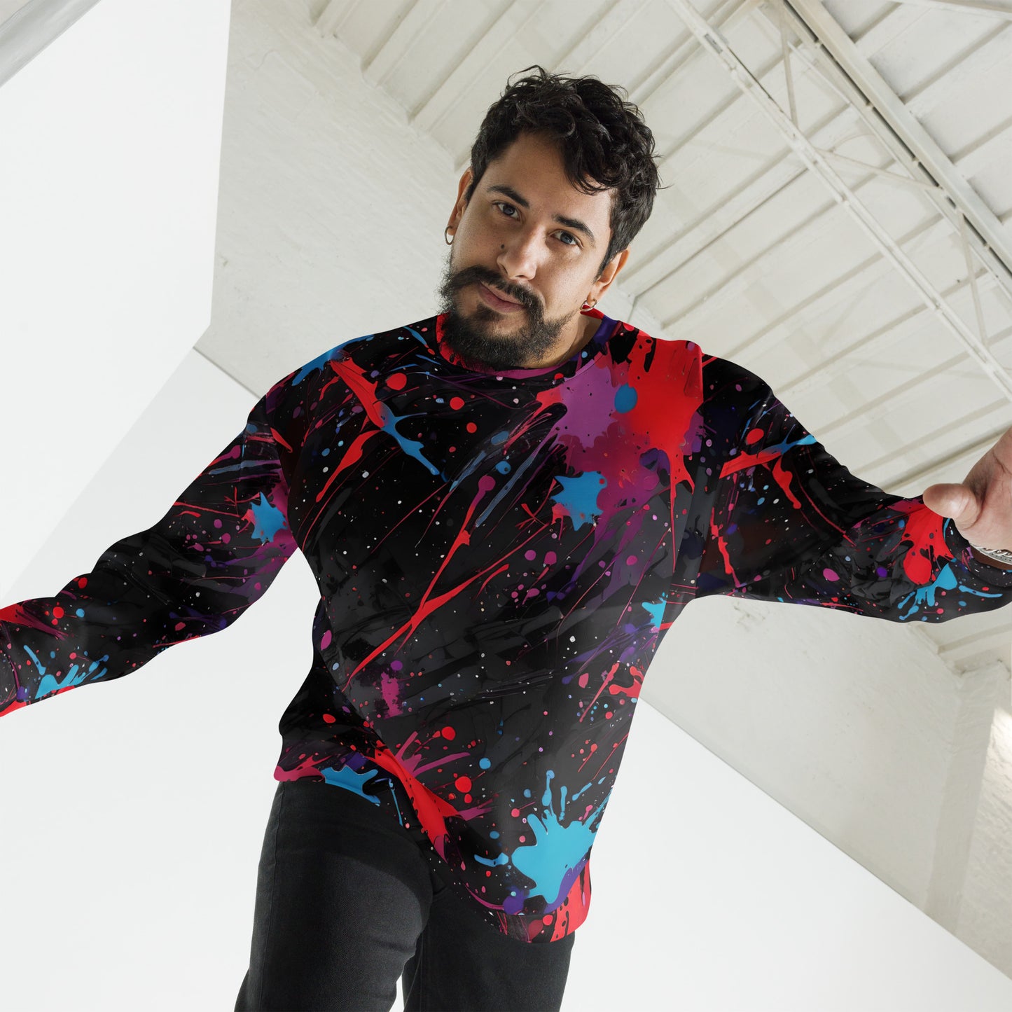 Color Splatter Sweatshirt