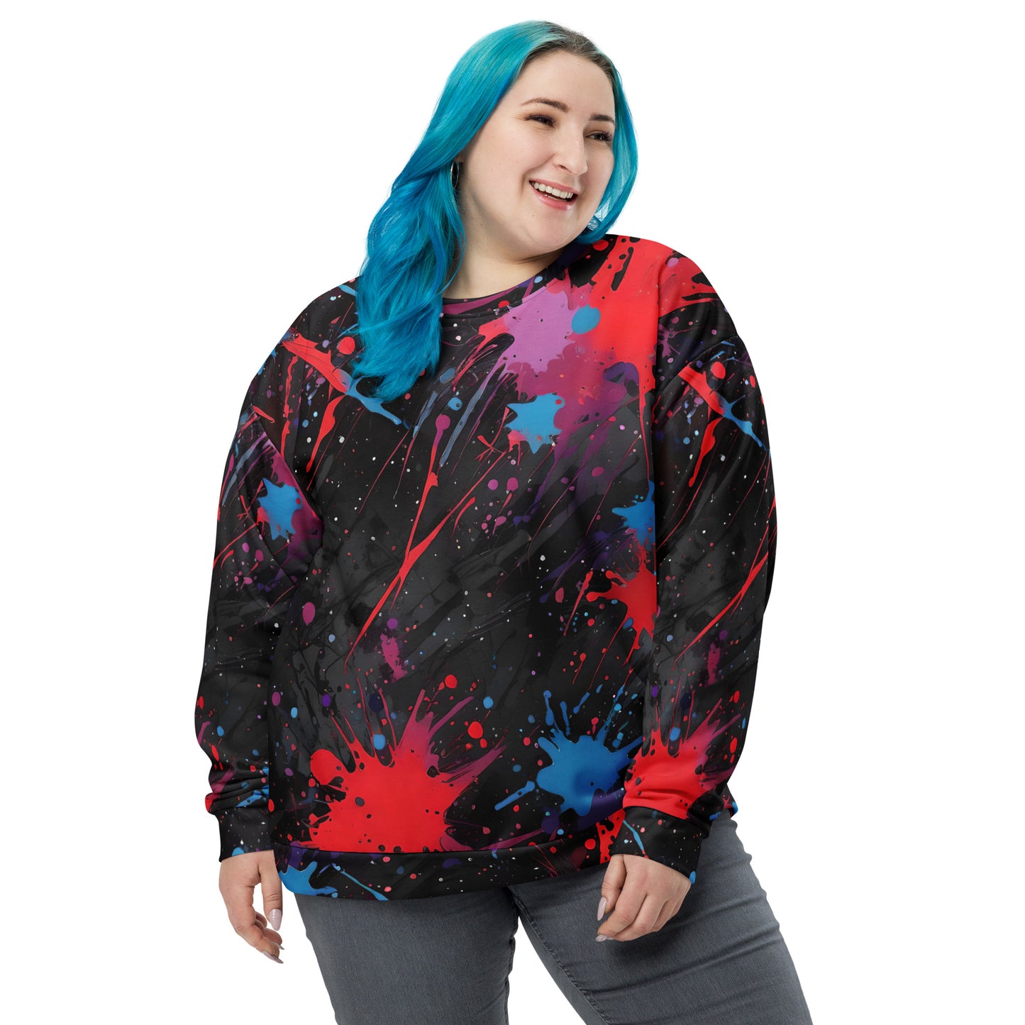Color Splatter Sweatshirt