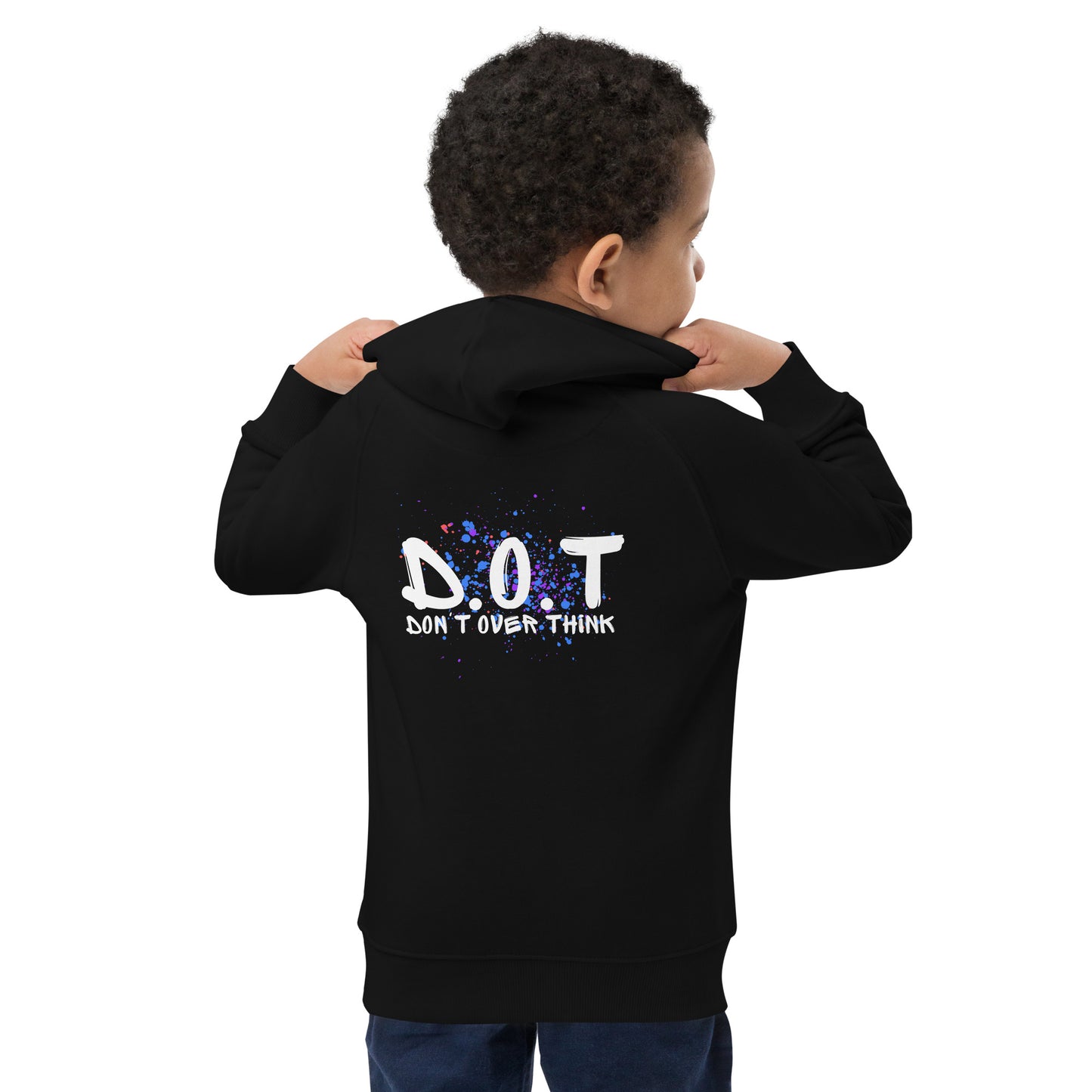 Kids eco (Don't OverThink) hoodie