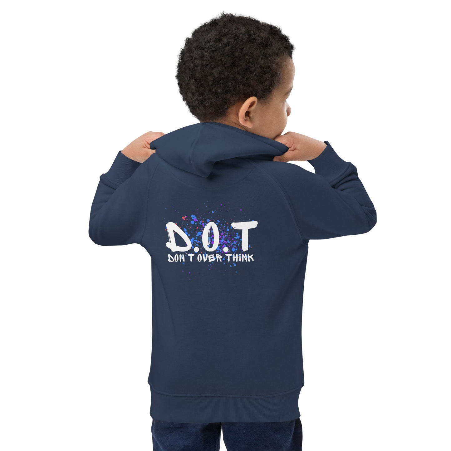 Kids eco (Don't OverThink) hoodie