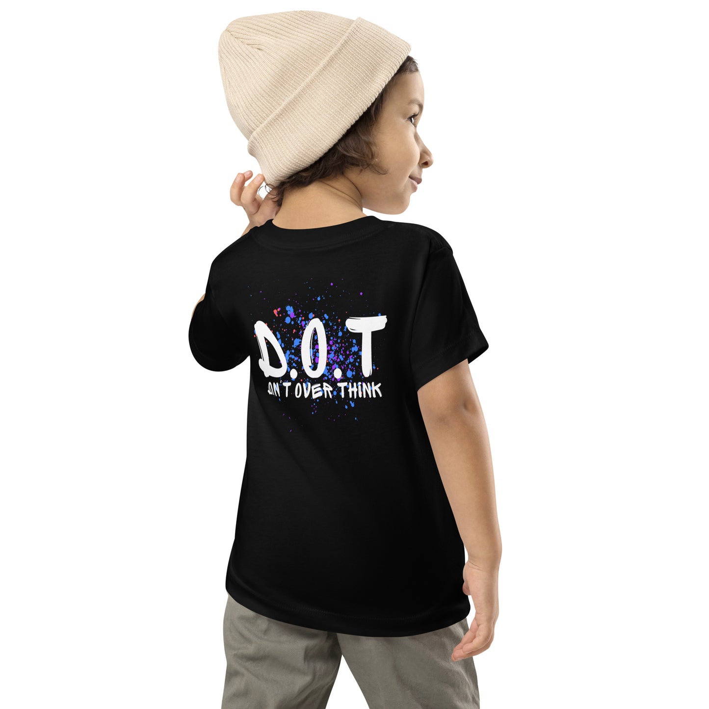 Don't OverThink (D.O.T) Toddler Short Sleeve Tee