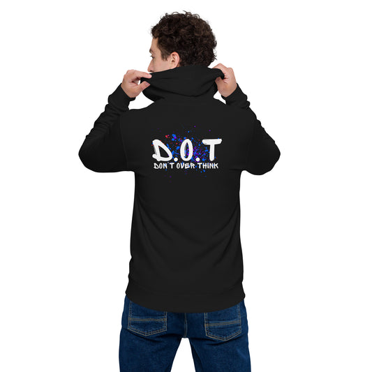 "Don't OverThink" Unisex zip hoodie